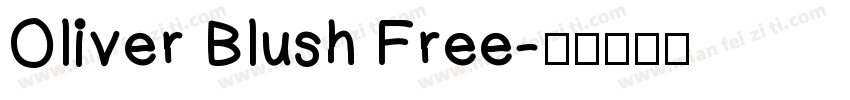 Oliver Blush Free字体转换
